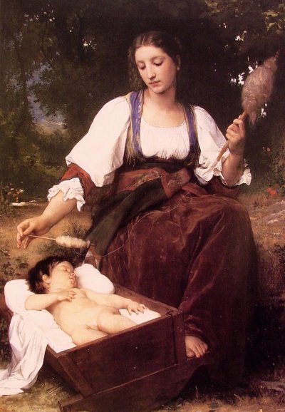 Lullaby by William Adolphe Bouguereau